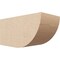 Ekena Millwork 6in. W x 6in. H x 12in. L Durham Woodgrain TimberThane Rafter Tail, Primed Tan RFTUR06X06X12DURRCPR - alternate 1